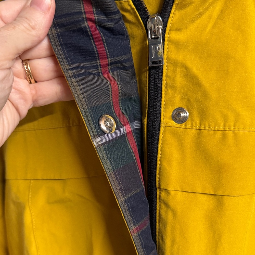Pendleton Plaid Lined Raincoat - image 4